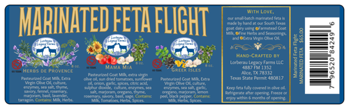 Marinated Feta Flight