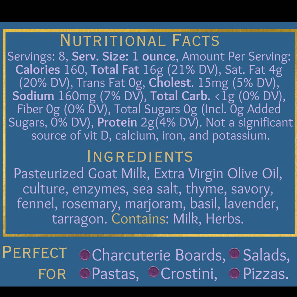 Herbs de Provence Marinated Feta